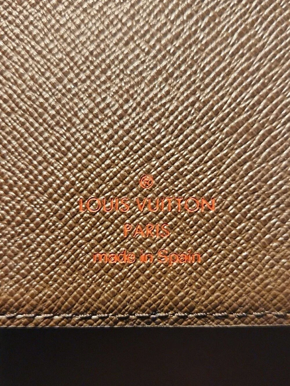 Louis Vuitton Damier Ebene Pocket Agenda